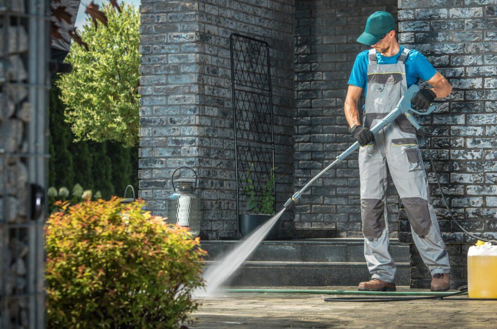 Driveway Pressure Washing