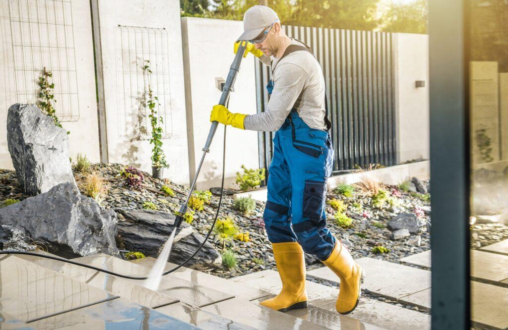 Home Terrace Pressure Washing